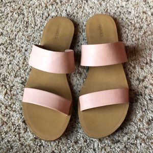 Baby pink sandals